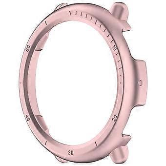 Trendy Cutout Smartwatch Frame Case for Active 2 A2437 Scratch-Resistant Shockproof Protective Cover for Everyday Use Pink (Pink)
