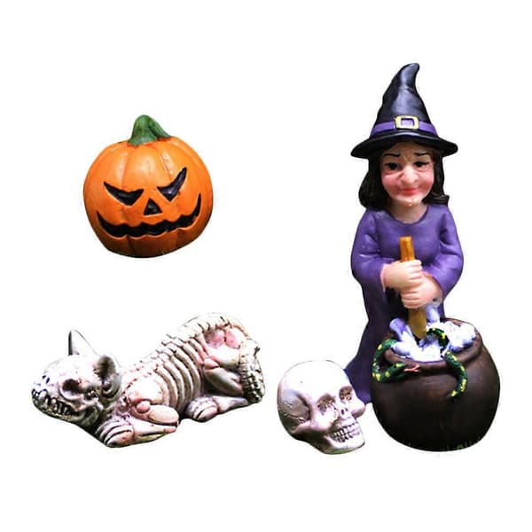 2025 1 Set Halloween Micro Landscape Decorations Horror Garden Small Ornaments