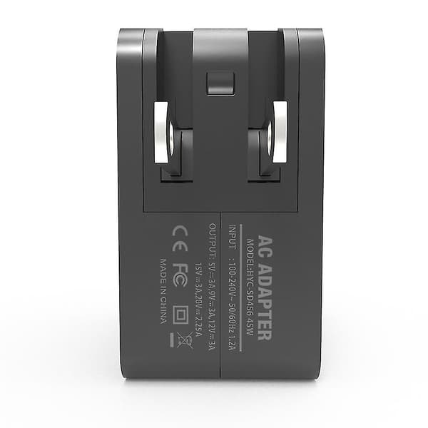 Til oplader vægadapter 45w Pd-protokolunderstøttelse skærmspejling til N-konsol (EU-stik)