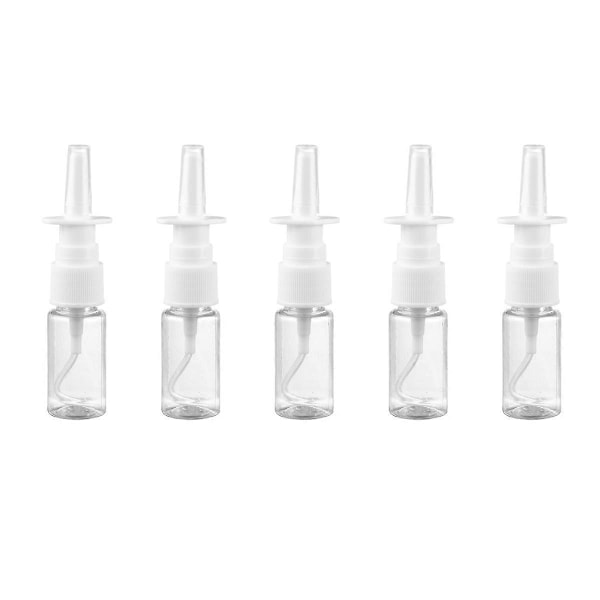 20 kpl 10 ml Paksuuntunut Suihkepullo Nenäsuihkepullo Suora Suihkepullo PET Läpinäkyvä Muovipullo Kannettava Suihkepullo Matkoille Ulkokäyttöön