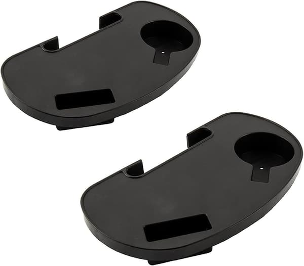 2 stk. Oval Zero Gravity Stol Kopholder, Klemme på Siden Reclin