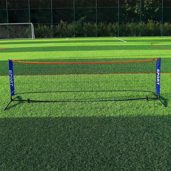 Bærbart foldbart tennisnet til børn og voksne kort tennisnet, 6,1 m