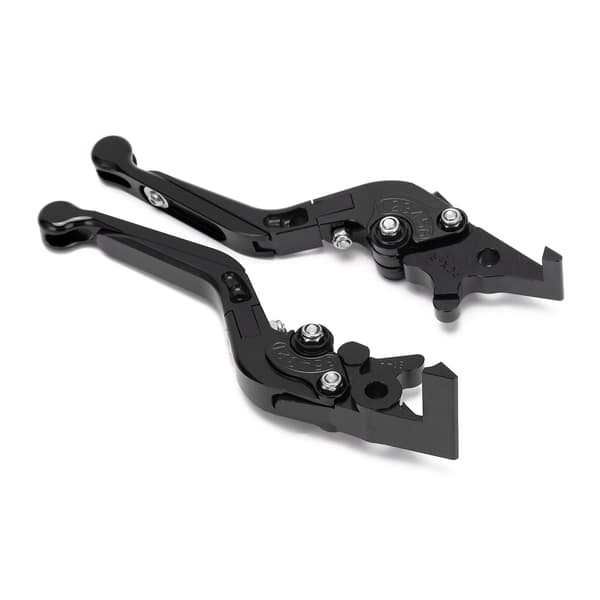 2 Pcs Motorcycle Brake Clutch Levers Adjustable CNC Aluminum Alloy Replacement for ADV150 2019‑2021 Black