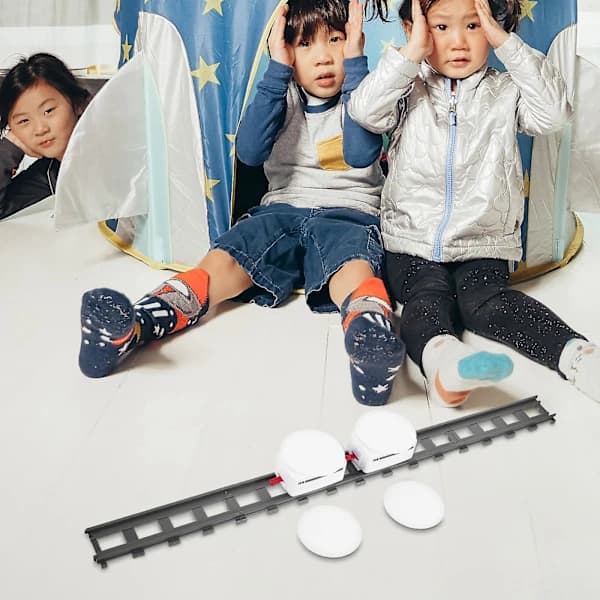 1 Set Sushi Train Set Rotating Set Electric Sushi Rotating Machine Toy Track Rotating Train 19.80X6.20X1.50CM