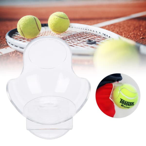 Tennispallon pidike harjoitusväline ABS-tennispallon vyötäröpidike urheilutarvike läpinäkyvä