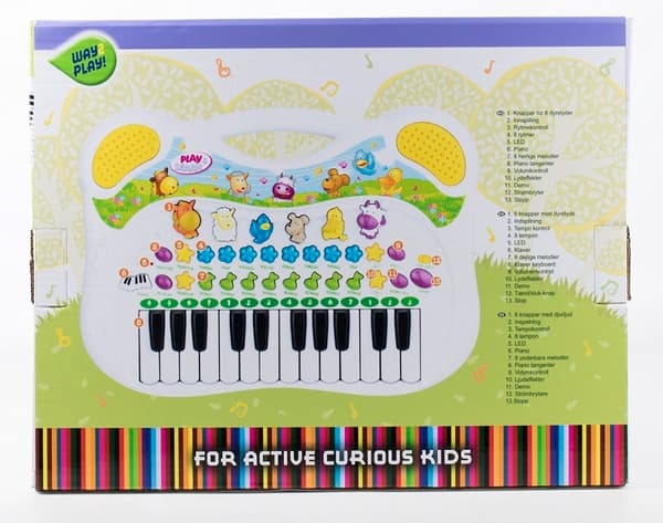 Way2play Keyboard med Dyrelyde