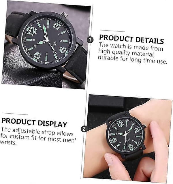 Forretningsarmbåndsur Herreure Klassisk Mode Armbåndsur Holdbart Quartzur