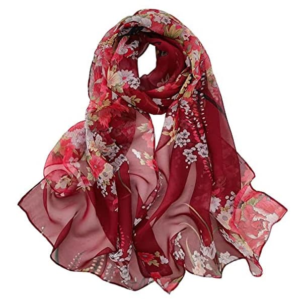 Lette mode tørklæder til kvinder, trykte blomstermønstre, sjal, wraps, A04