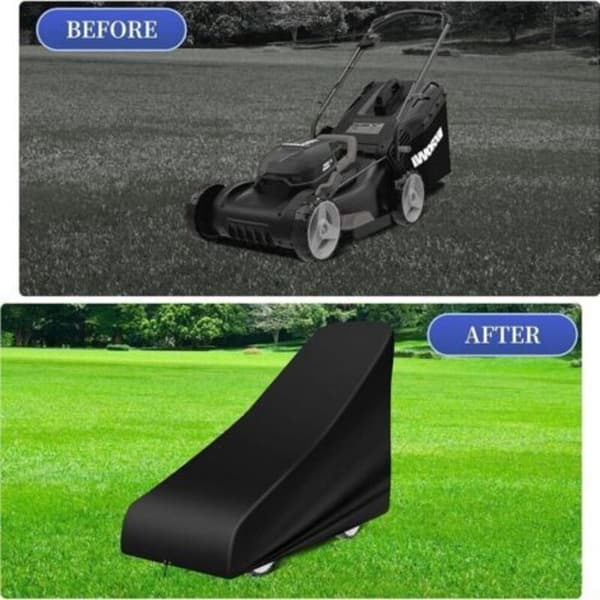 Compact Storage Cover for Lawn Mower, Easy to Store When Not in Use (56 x 140 x 103 cm)