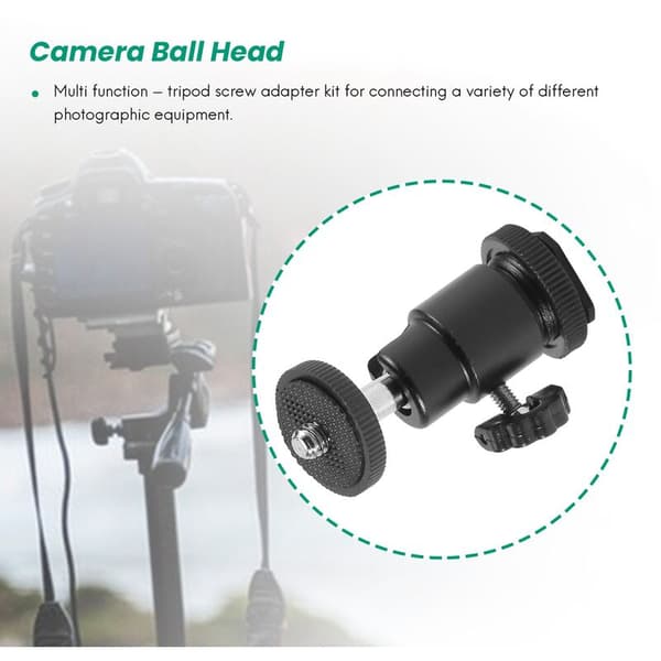 Camera Screw, 21 pcs 1/4-3/8 inch Conversion Screws 1/4 inch Hot Shoe Adapter Camera Ball Head Set Camera/Tripod/Monopod