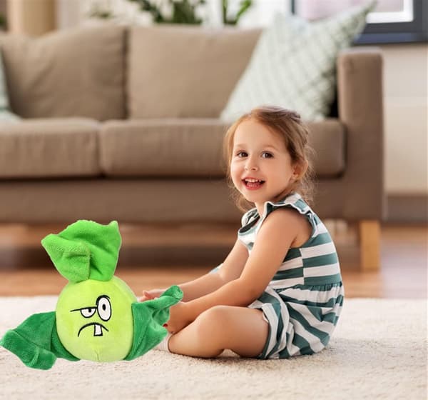 15 cm salaattikulho Plants vs Zombies pehmolelut PVZ pehmeä pehmonukke