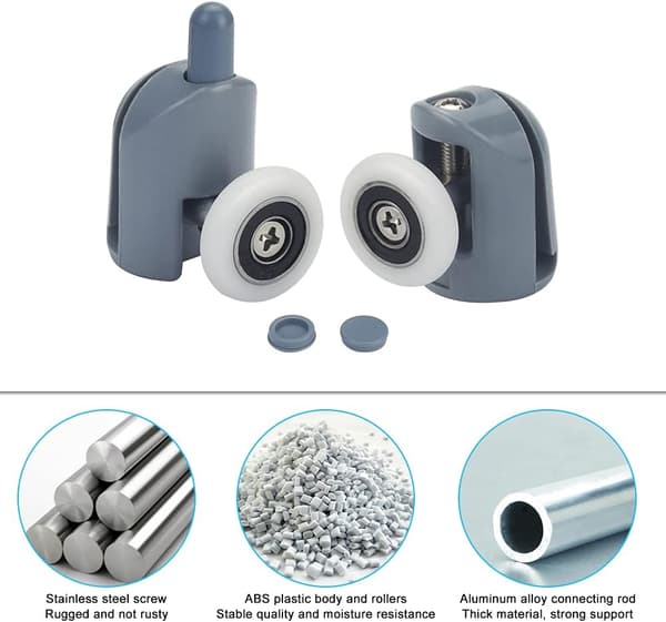 8 rullaavaa ovenpyörää (23 mm)