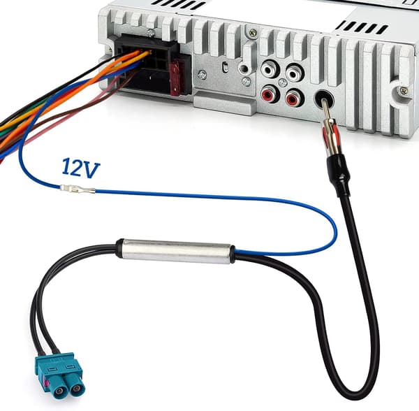 Fakra bilradio FM AM-adapterkabel for bilmottaker stereo bilradio