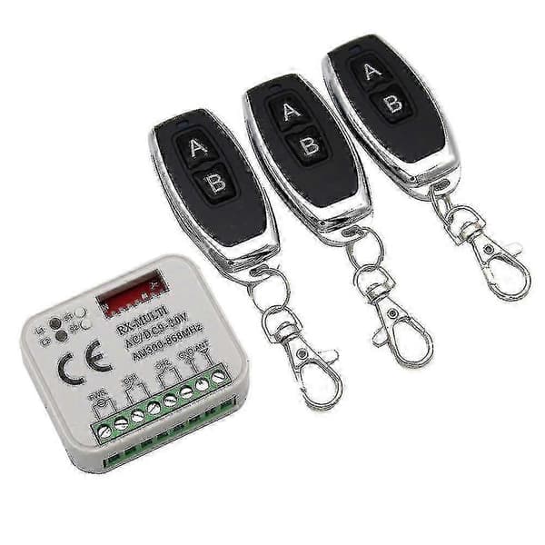 Garage Door Remote Control Receiver 433 868mhz Rx Multi 300-900mhz Ac/dc 9-30v Receiver With Remote Control [db]