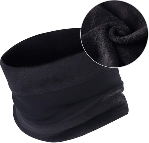Winter Neck Warmer, Multifunctional, Unisex, Thermal Fleece Lined, Elastic