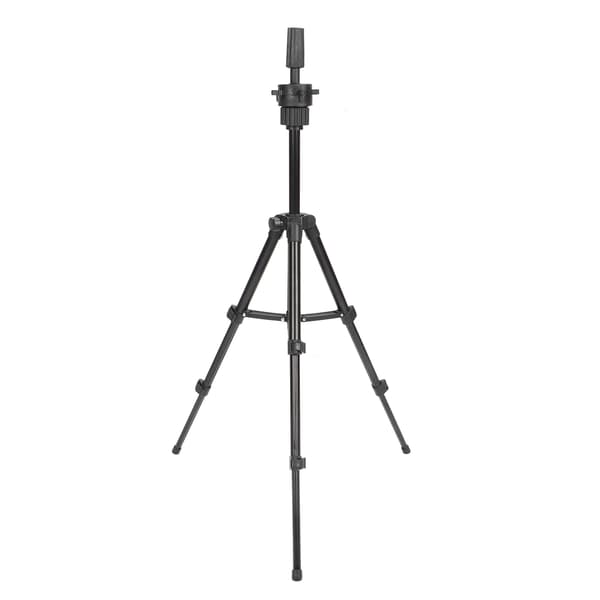 Mannequin Head Stand Aluminum Alloy Adjustable Wig Head Mold Holder Bracket for Hairdressing Training