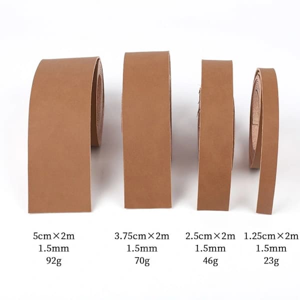 Läderrem Läderremsa BRUN 5CM brun 5cm