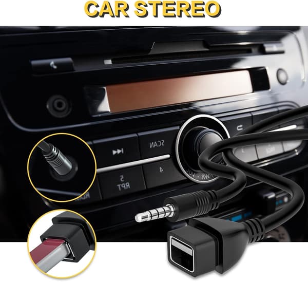 USB til Jack Adapter USB 2.0 til 3,5 mm Han Stereo Audio