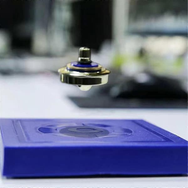 Ufo Levitation Magnetic Floating Spinning Top Desk Decompression Rotating Gyroscope Antistress