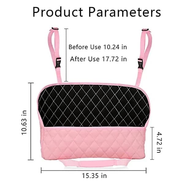 Car Large Capacity Storage Bag Car Back Seat Back Hanging Net Pocket Trunk Bag Organizer Auto Storage Tidy Interior Accessories (FM...