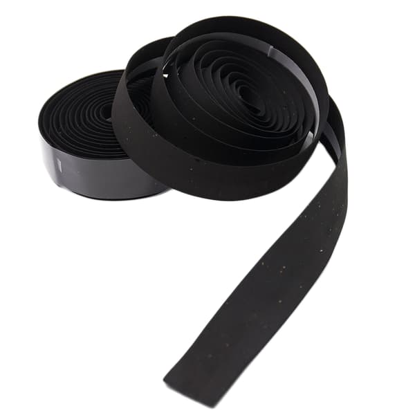 2 Pcs Bicycle Handlebar Tape Non-slip Bike Handle Strap Cork Wrap with Bar Plugs
