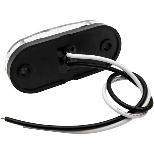 8 stk. LED Sidemarkeringslys Positionslys For Bag Side Lampe 12V 24V Universal til Trailer Lastbil Campingvogn Van Bus Traktor, Hvid, 12v_xx