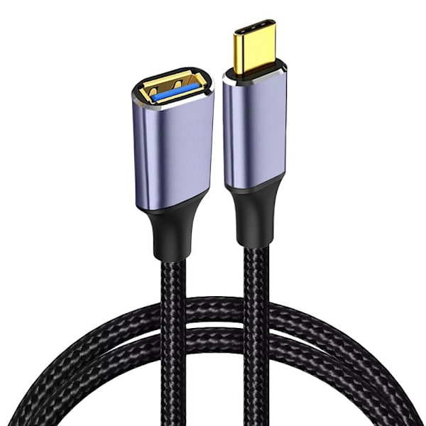 Typ-C–USB 3.0 A -jatkokaapeli 1,5 m