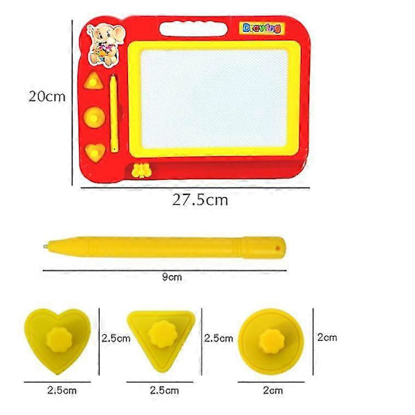 Magnetic writing board for children, drawing tablet for graffiti