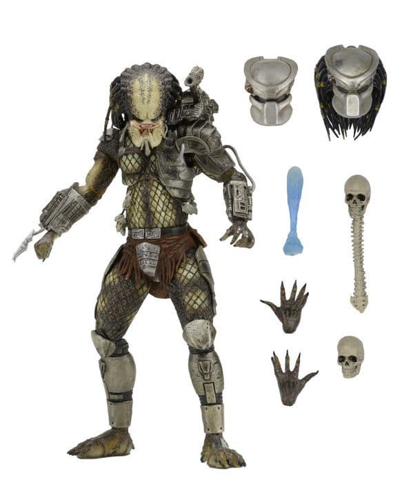 NECA Predator P1 Jungle Hunter 2.0 Deluxe Edition 18 cm Leddet Actionfigur