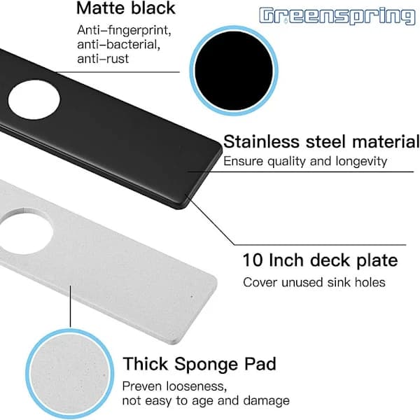 Hole Cover Faucet Base Escutcheon Plate