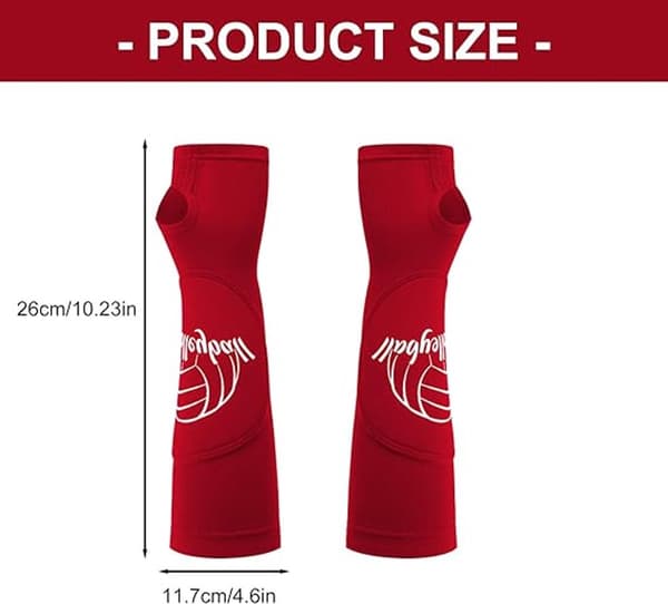 Volleyball Arm Guards for Kids - Forearm Compression Sleeves and Arm Warmers - High Quality - Practical Design_yu