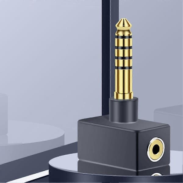 Multifunksjonell Spillerhodetelefonadapter Jackadapter Balansert Adapter Lydadapter 3,5 mm Stereo Ma