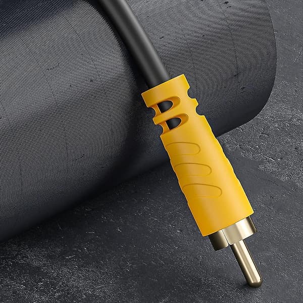 Digital SPDIF Koaksial til Analog RCA & 3,5 mm Aux Stereo Lydkabel til HDTV
