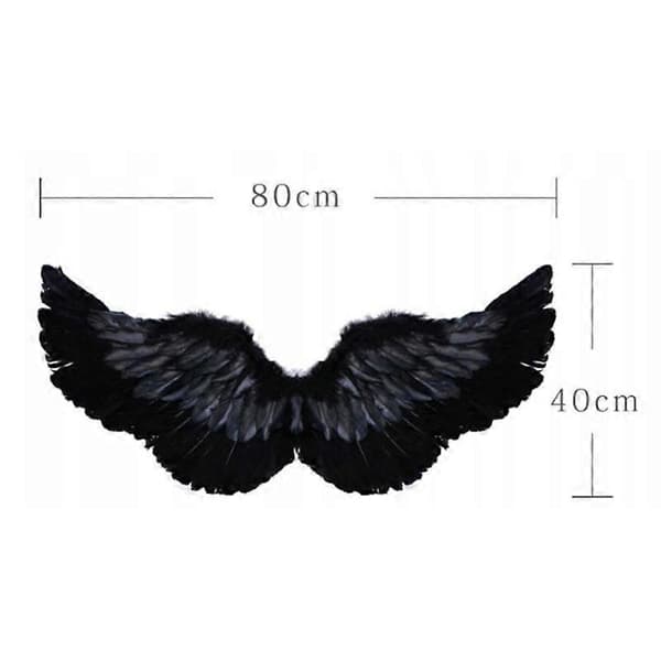 Feathered Devil Wings Halloween Costume Cosplay
