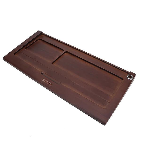 Multifunktionel trådløs tastaturholder i træ med hældning til Magic Keyboard 2