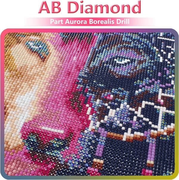 30*40cm, 5D timanttimaalaussarja, villi susi