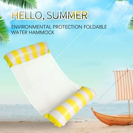 Floating Inflatable Hammock Buoys and Inflatable Mattress