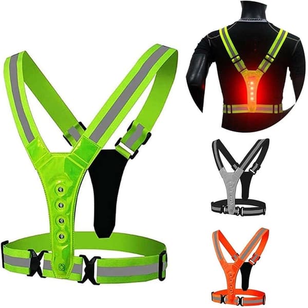 Refleksvest - LED-lys Orange 150 Orange 150