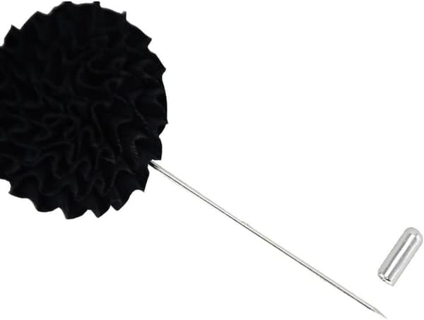 5 x håndlavede nåle til bryllupper, blomster-roser Boutonniere-Stäbchen mænds farve: 1 stk - Farbe: 1 Stück