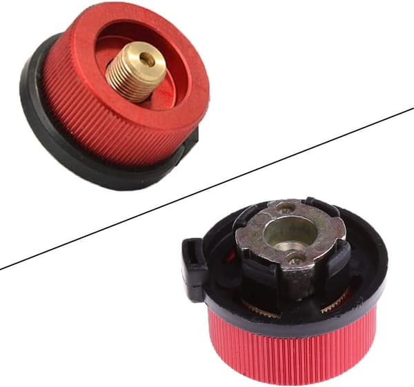 Campingkøkkenforbindelse, 2 stk Campinggasadapter, Gasflaskeadapter, Komfurforbindelse til Campingkøkkenbrænder (R
