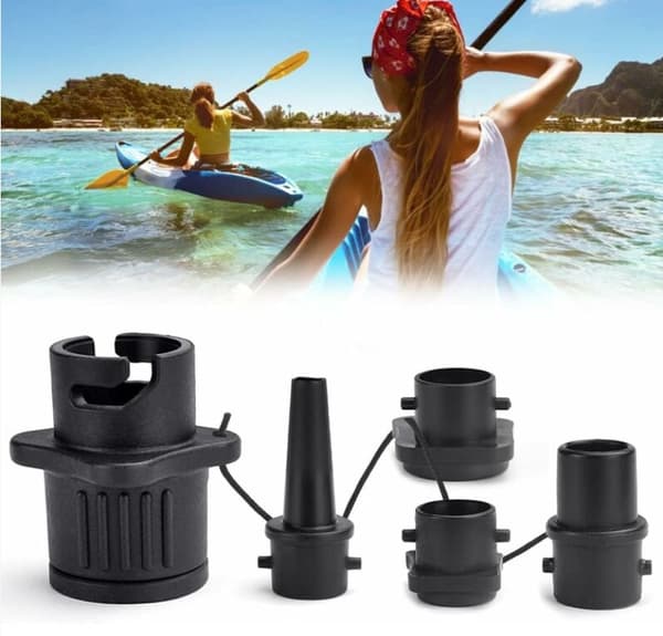 Oppblåsbar båt SUP pumpeadapter Kite/Boston luftpumpe og ventilomformer Standard konvensjonell luftpumpe ventiladapter