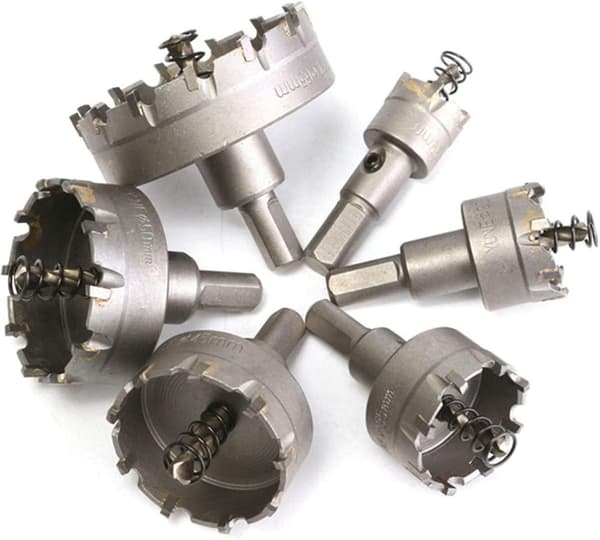6 st Hss Tct Kedjesågskärnor Borrkronor Karbidhålsöppnare, 22-65mm