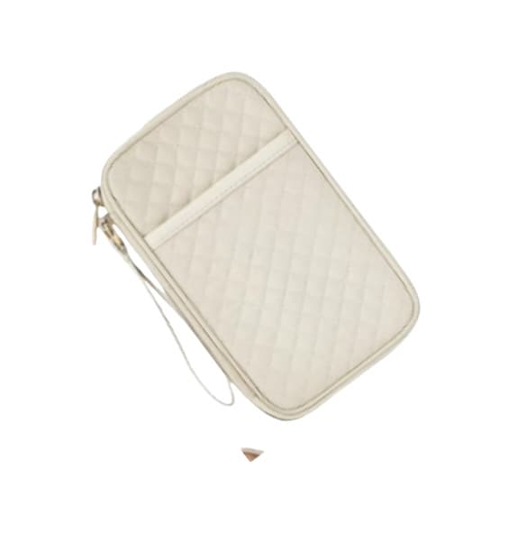Kabelveske for reise, etui for elektronisk tilbehør Beige