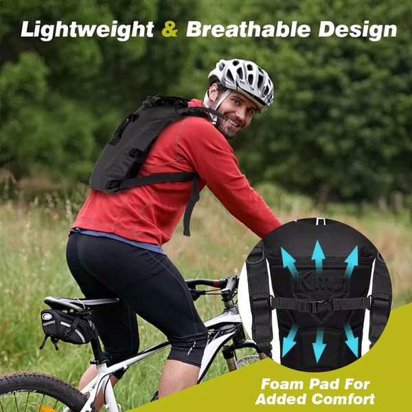 Hydration Backpack - Water and Drink Backpack - 3L with Straw - BPA-Free - Water Backpack - Backpack Water Bag - Hydration Backpack - EVA Water Bag