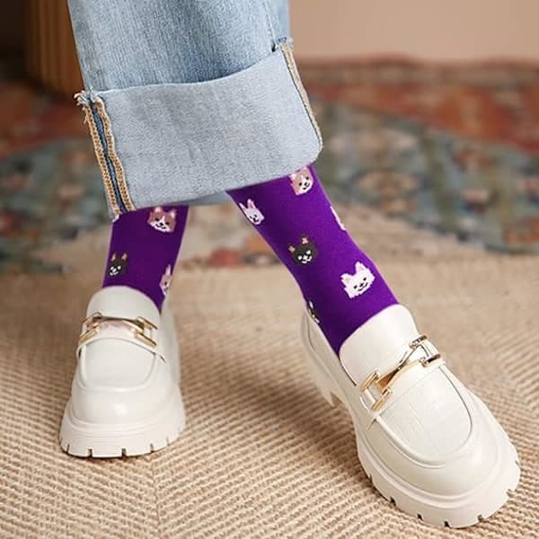 Toe Socks Cotton Crew Five Finger Socks Running Athletic for Men Women 5-Pack