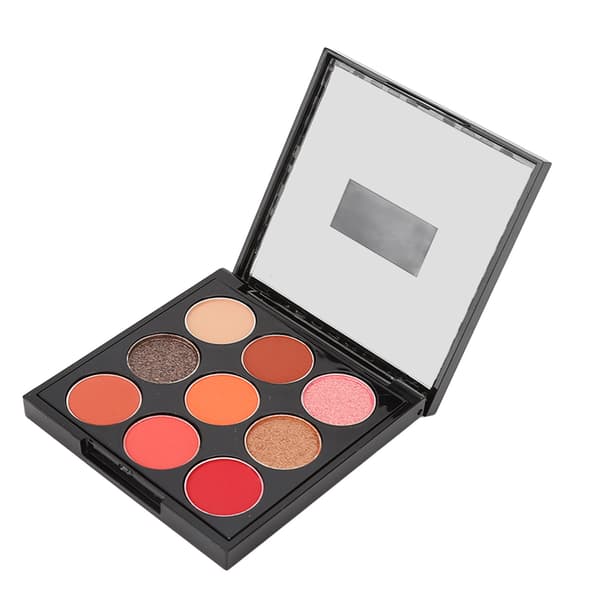 Eyeshadow Palette 9 Colors Highly Pigmented Long-lasting Matte Glitter Pearlescent Eyeshadow Cosmetics 04