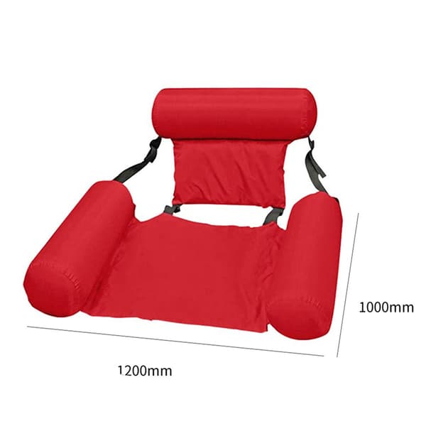 Inflatable Foldable Floating Row Chair Summer Beach Pool Water Sports Hammock