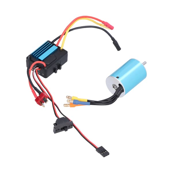 RC Bil 2838 3600KV 4P Sensorløs Børsteløs Motor+35A Børsteløs ESC+Programmeringskort