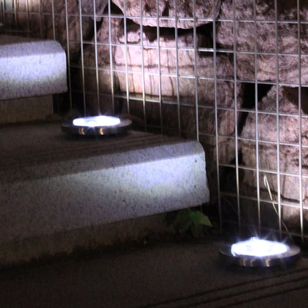Vanntett LED Solcelle Underjordisk Lampe Utendørs Landskapsbelysning for Hager og Gangveier
