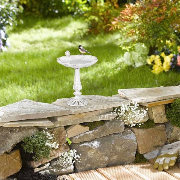 XL Cast Iron Bird Bath 1700